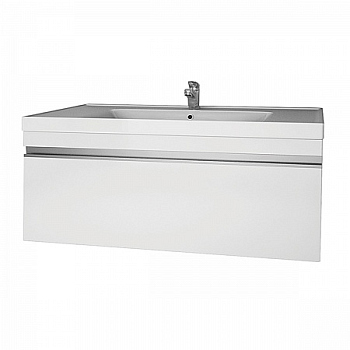 Тумба Dreja.eco Grace 90, белый лак, 1 ящ