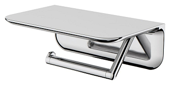 Держатель туалетной бумаги AM.PM Sensation A30341500 с полкой Держатель туалетной бумаги AM.PM Sensation A30341500 с полкой