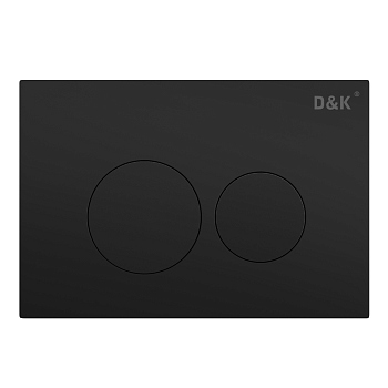 Клавиша смыва D&K Bayern DB1529025.2, черный