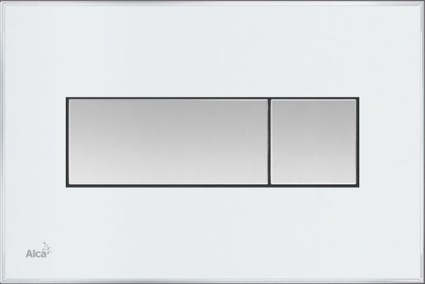 Клавиша смыва Alcaplast M1370 белая матовая