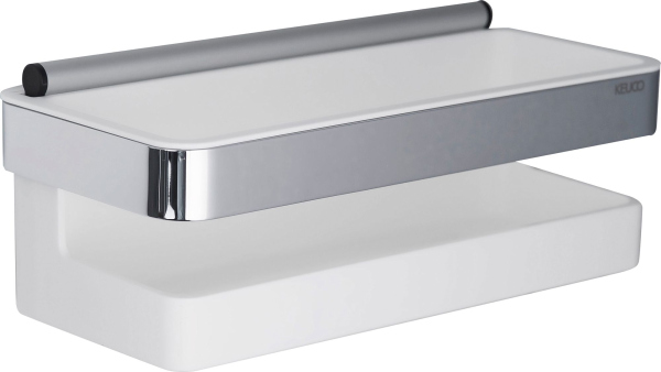 Полка Keuco Industrie 14 41459 010000 со стеклоочистителем, белая