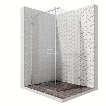 Душевое ограждение Ambassador Abner 10011101L (900x900x2000)