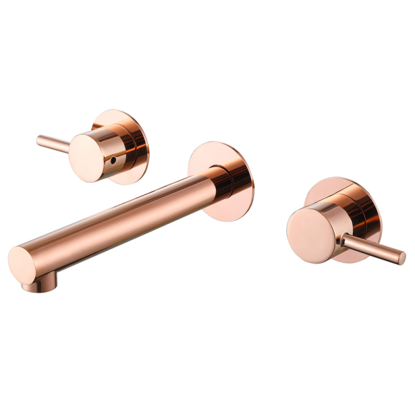 Смеситель ABBER Emotion AF88121RG для раковины скрытого монтажа, розовое золото