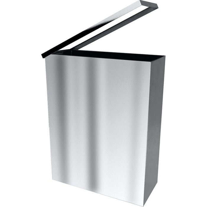 HOTEL Квадратная мусорная корзина, 155x355x46, мат