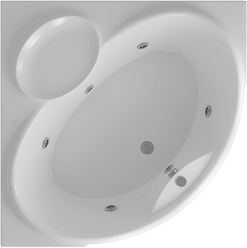 Акриловая ванна Акватек Эпсилон с гидромассажем и экраном