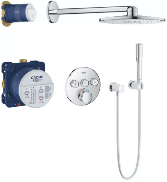 Душевой комплект Grohe Grohtherm SmartControl 34705000 с термостатом