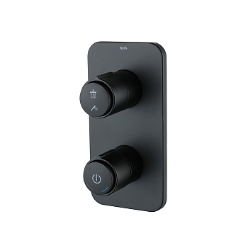 Смеситель IDDIS черный матовый встраиваемый Slide (SLIBLBTi67)