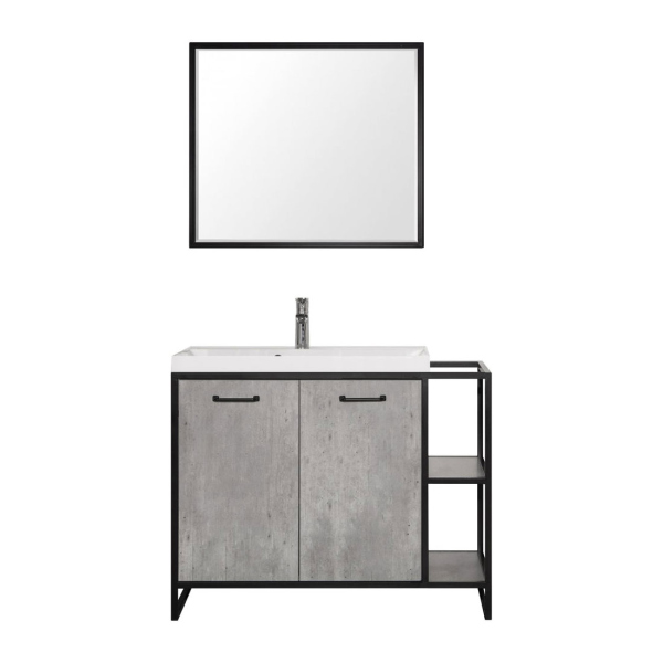 Тумба для комплекта Style Line Лофт 80/100 бетон