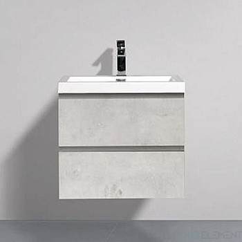 Belbagno База под раковину подвесная с двумя выкатными ящиками, LUCE-600-2C-SO-ST