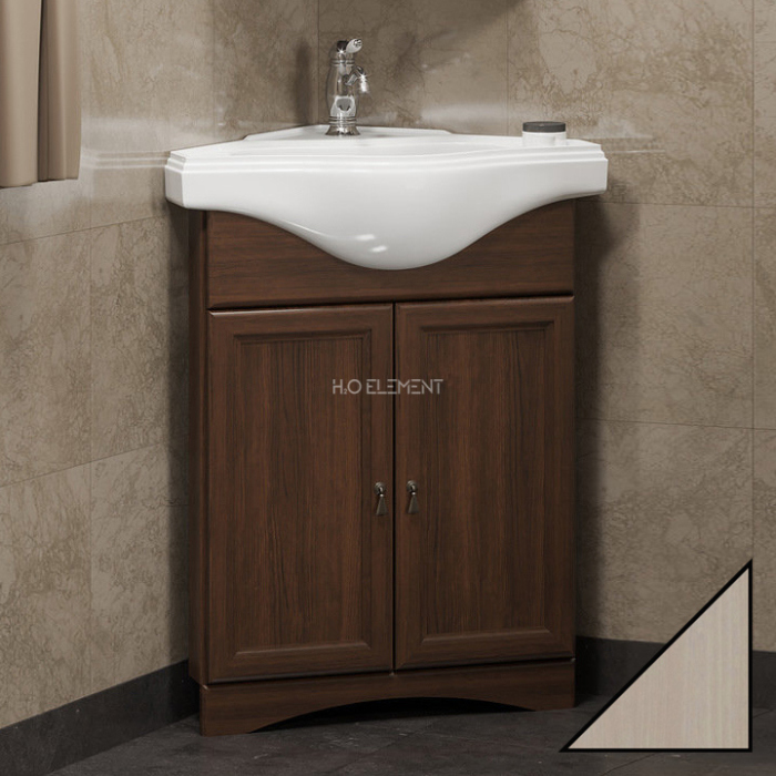 Тумба для комплекта Opadiris Клио 45 угловая, беленый бук