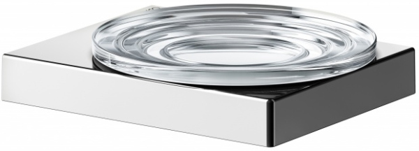 19155019000 EDITION 90 Square Мыльница, хрусталь, с держателем, хром