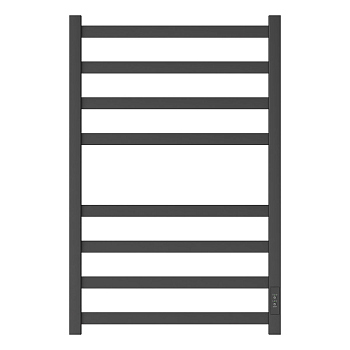 Полотенцесушитель электрический Point Меркурий PN83858B П8 500x800, диммер справа, черный