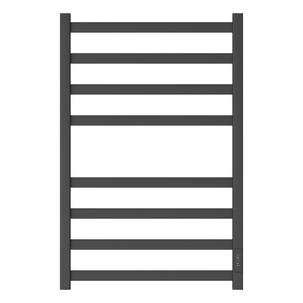 Полотенцесушитель электрический Point Меркурий PN83858B П8 500x800, диммер справа, черный