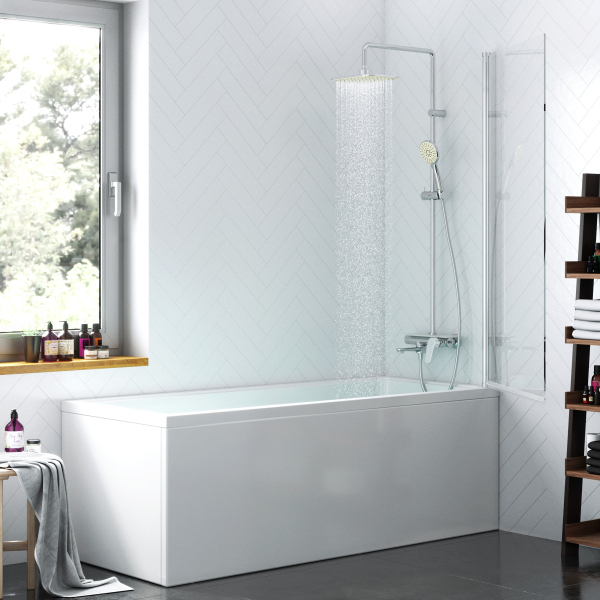 Душевая шторка на ванну 80х140 см Damixa Skyline, DX35WBS-D080-140MT Душевая шторка на ванну 80х140 см Damixa Skyline, DX35WBS-D080-140MT