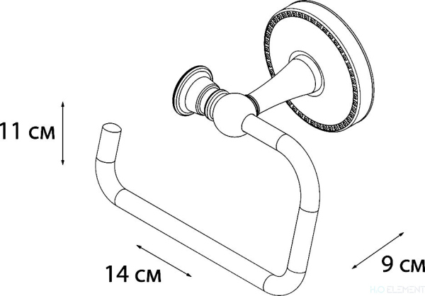 Держатель туалетной бумаги Fixsen AdeleFX-55010B