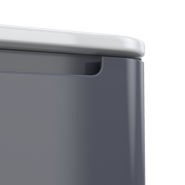 Тумба с раковиной, подвесная, 60 см, темно-серый, Edifice, IDDIS (EDI60D0i95K)