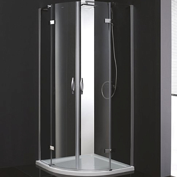 BERGAMO-W-R-2-100-ARCO-C-Cr-IV Душевой уголок