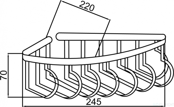 Полка Boheme Medici 10621