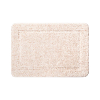 Коврик для ванной комнаты, 65х45, микрофибра, светло-бежевый, IDDIS Promo (PSQS02Mi12)