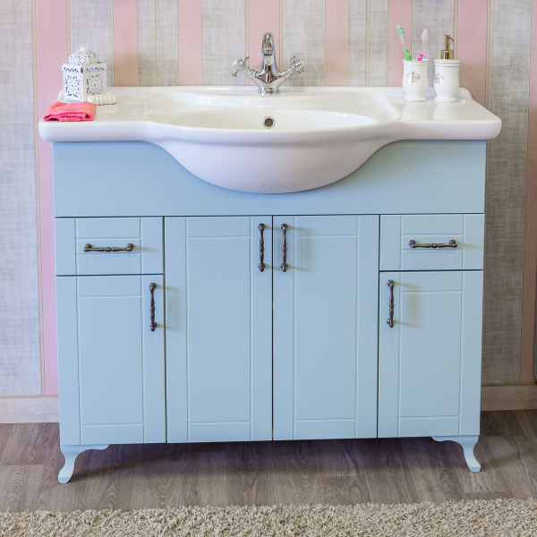 Тумба для комплекта Sanflor Глория 105 серая