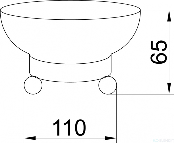 Мыльница Boheme Hermitage Chrome 10390
