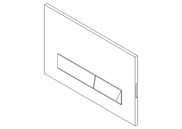 Кнопка смыва BelBagno MARMI, цвет-хром глянцевый, BB010-MR-CHROME