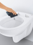 Унитаз подвесной Grohe Bau Ceramic 39427000 с крышкой