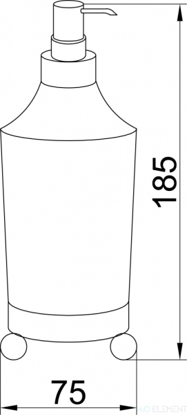 Дозатор Boheme Hermitage Bronze 10329