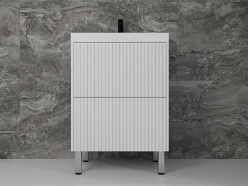 Тумба без раковины напольная Style Line "Стокгольм 60", (2 ящ.) белый, PUSH, ЛС-00002333