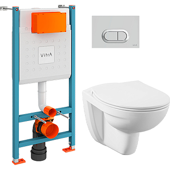 Комплект 4 в 1 VitrA Vitraus 9773B003-7206 с микролифтом