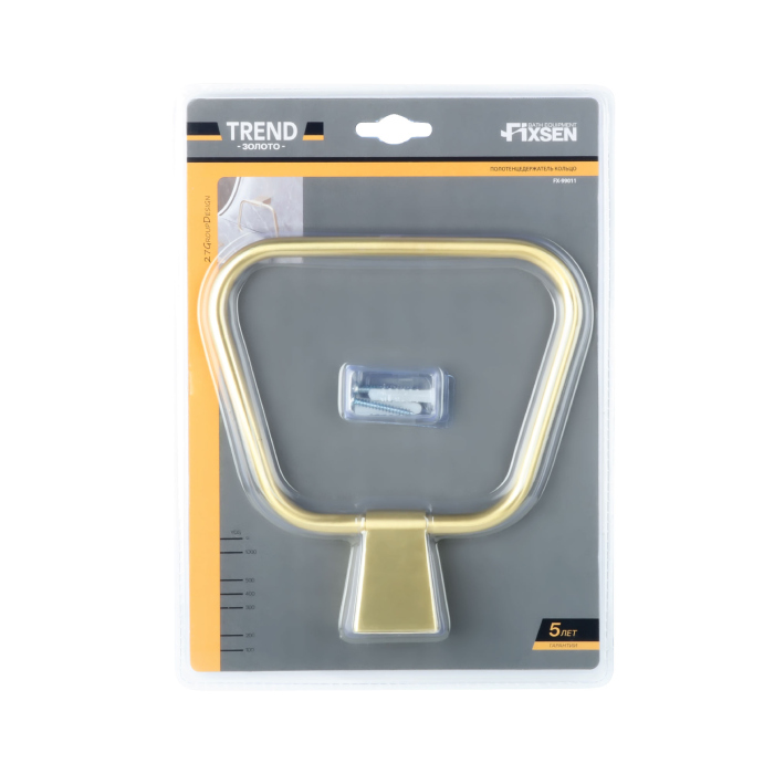 Полотенцедержатель FIXSEN TREND GOLD кольцо (FX-99011)