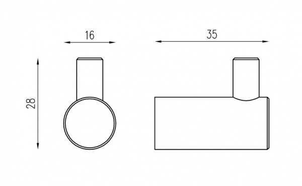 Крючок ABBER Osten 316 AA1851BG золото брашированное