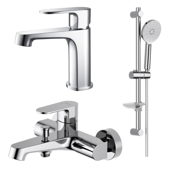 Комплект смесителей Aquatek Оберон AQ1230CR Хром