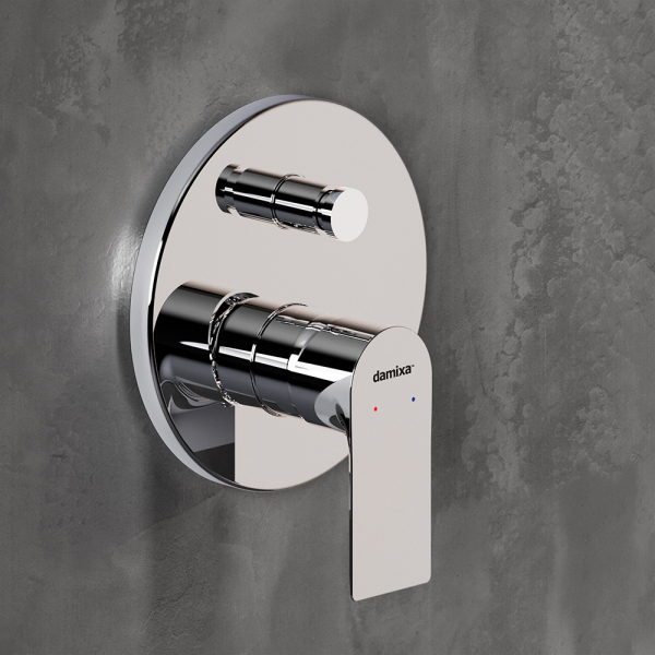 Смеситель для ванны и душа монтируемый в стену Damixa Apollo, 477100000