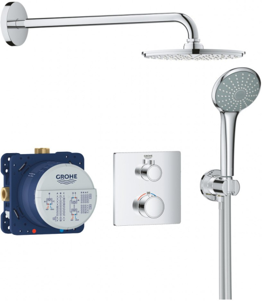 Душевой комплект Grohe Grohtherm 34734000 с термостатом