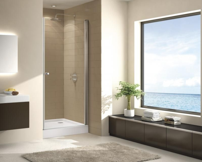 Дверь в нишу Cezares ECO ECO-B-1-80-C-Cr