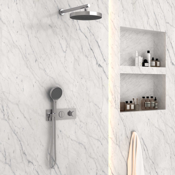 Душевой комплект Vincea VSFW-422TI2CH встраиваемый, хром