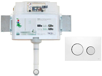 Смывной бачок скрытого монтажа Tece Kit К 041 627 с кнопкой смыва