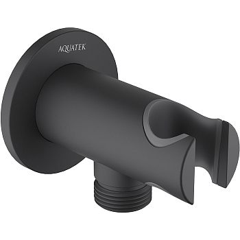 Шланговое подключение Aquatek AQ2460MB Черное матовое Шланговое подключение Aquatek AQ2460MB Черное матовое