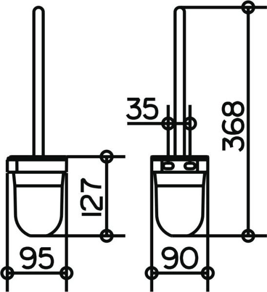 Ершик Keuco Smart 02364