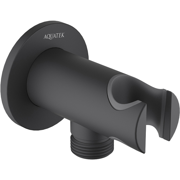 Шланговое подключение Aquatek AQ2460MB Черное матовое Шланговое подключение Aquatek AQ2460MB Черное матовое