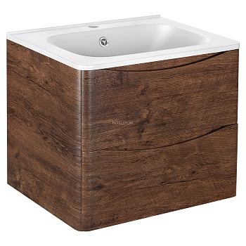 Тумба с раковиной Vincea Paola, VMC-2P600RW+ VCB-2VP600W