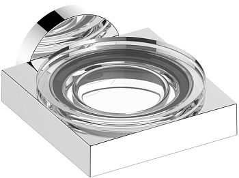 19055019000 EDITION 90 Полочка для мыла с хрустальной мыльницей, хром