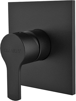 Смеситель Cezares Ovest DIM-NOP С ВНУТРЕННЕЙ ЧАСТЬЮ, для душа, черный