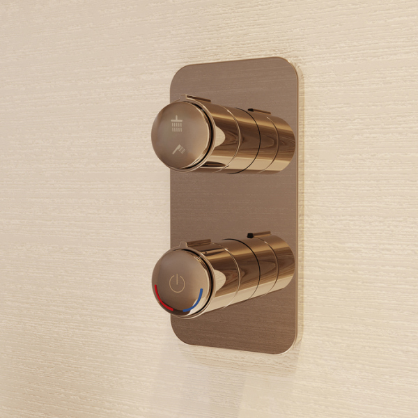 Смеситель IDDIS с двумя выходами с управлением Push Control встраиваемый Slide (SLISBBTi67)