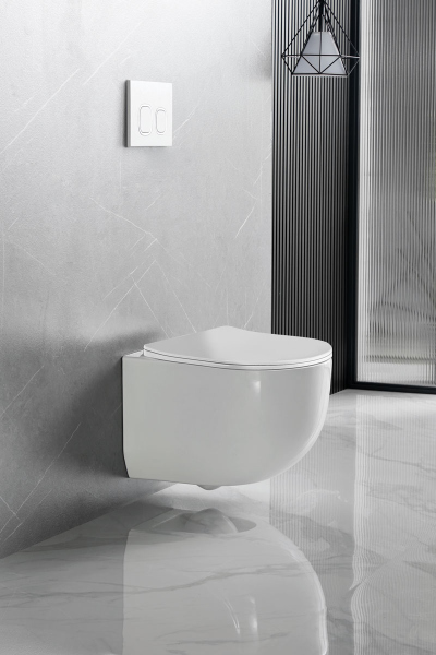 Унитаз подвесной Vincea Tornado Globo VT1-52T безободковый, цвет белый, soft-close сиденье