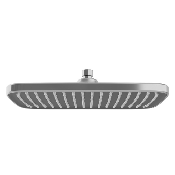 Душевая насадка верхняя прямоугольная, хром с серым, Esper, IDDIS (ESP25GSi64)