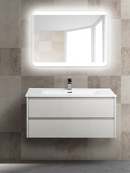 Тумба с раковиной Belbagno KRAFT, KRAFT-1000-2C-SO-BO+ BB1000ETL (готовый набор)