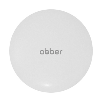 Накладка на слив для раковины ABBER AC0014MW белая матовая, керамика
