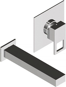 Смеситель Cezares Molveno BLS1 01 Cr W0 С ВНУТРЕННЕЙ ЧАСТЬЮ